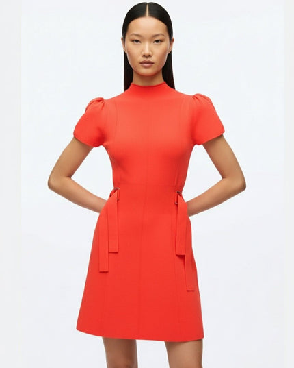 3.1 Phillip Lim Compact Rib Tulip Mini Dress in Red - Wind & Song