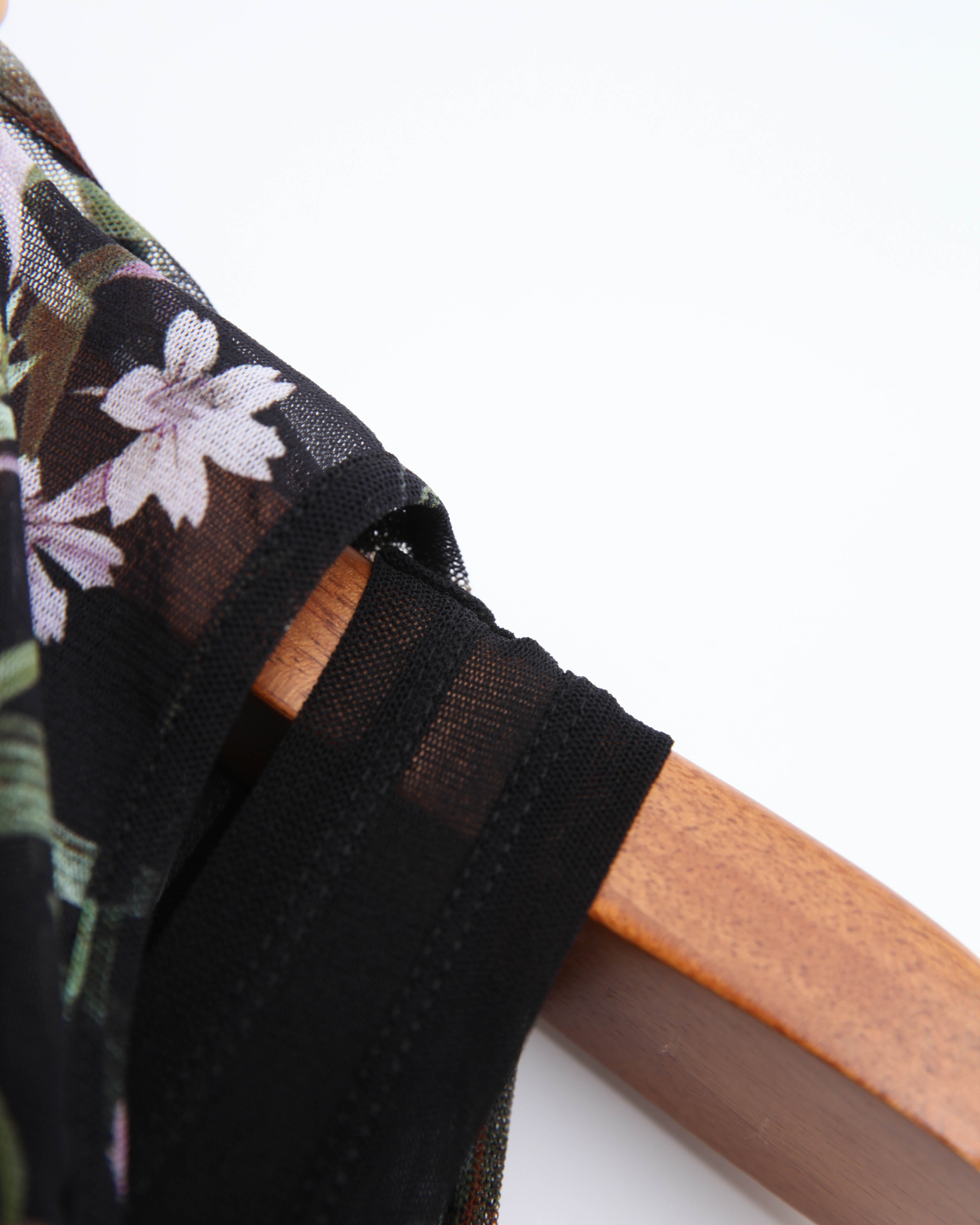 Fuzzi Navy Floral Midi Dress Size S & M