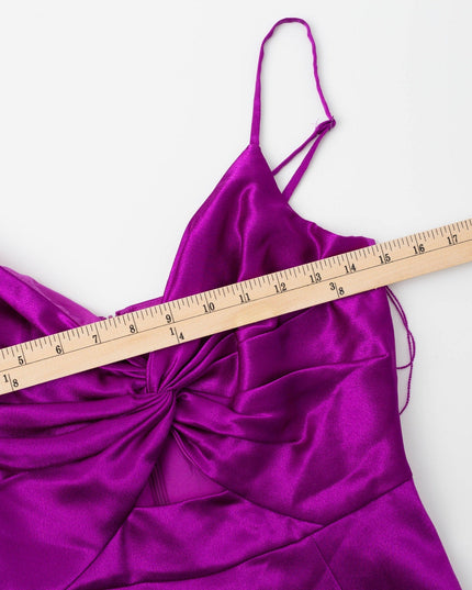 Aidan by Aidan Mattox Twist Front Cutout Gown - Wind & Song