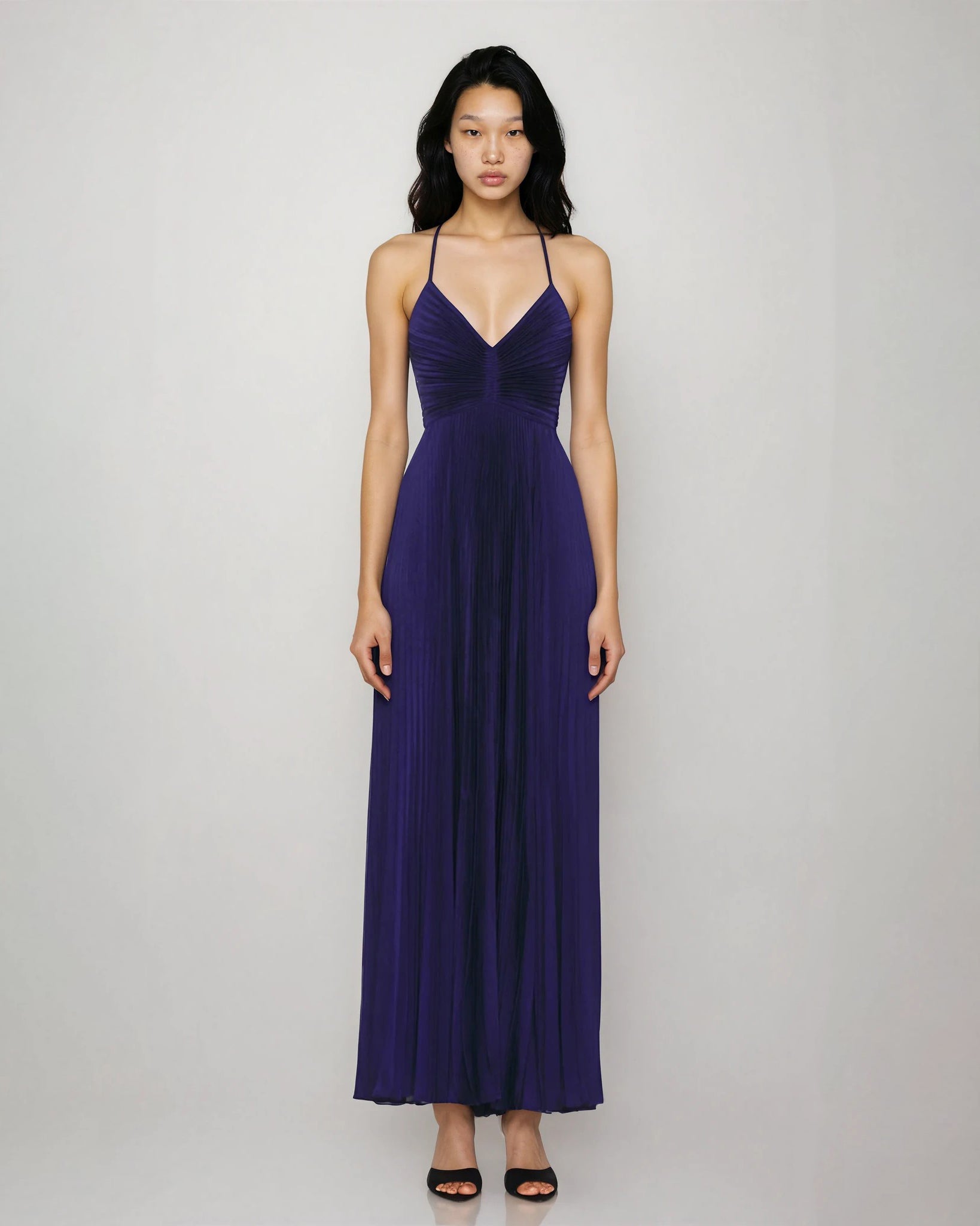 A.L.C. Navy Aries Maxi Dress in Navy Blue Size 2 & 00 - Wind & Song