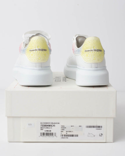 Alexander McQueen Oversized Sneaker in White/multicolour - Wind & Song