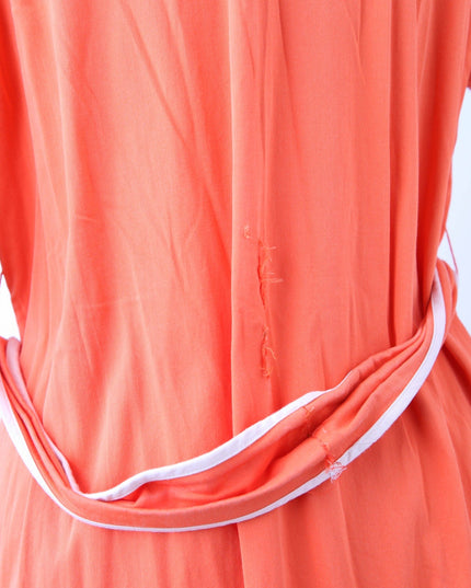 Alexis Rhodes Orange Midi Dress Size M - Wind & Song