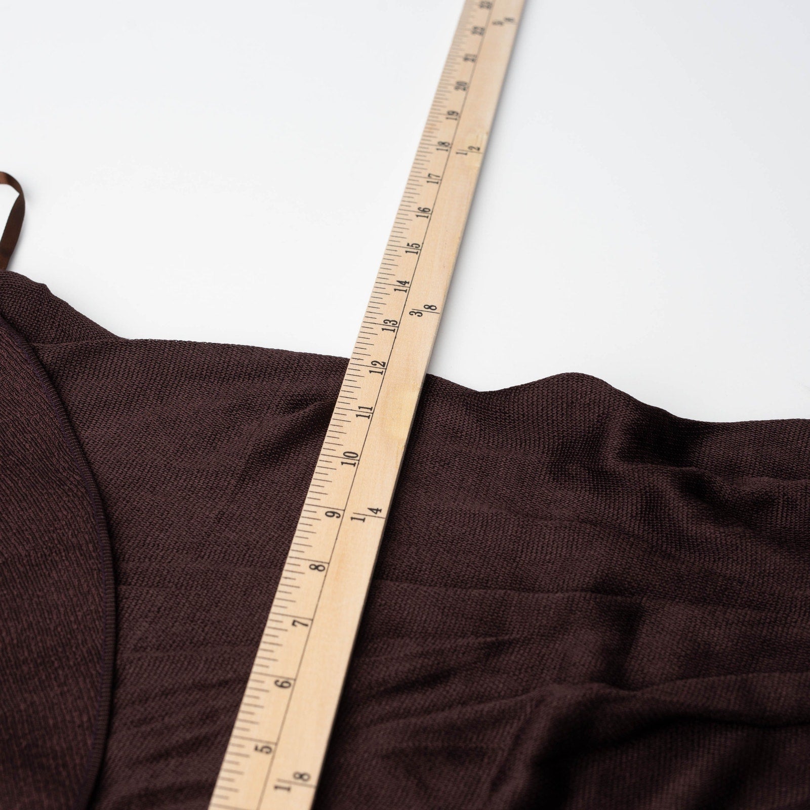 Altuzarra Knit Vivi Dress with Satin Ruffle in Charred Oak - Wind & Song