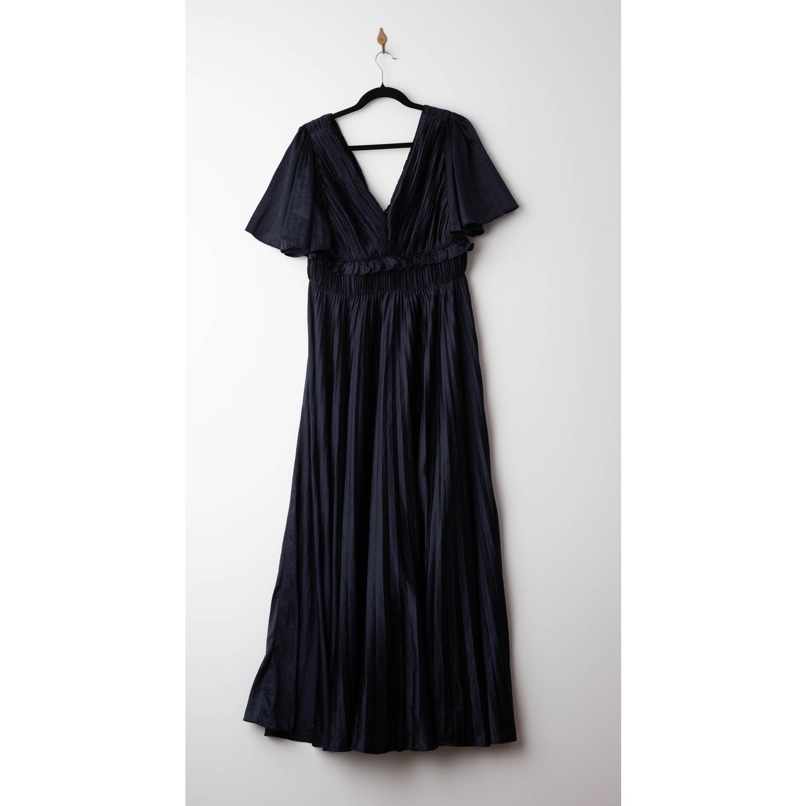 AMUR Suze Blue Satin Gown Size 12 - Wind & Song