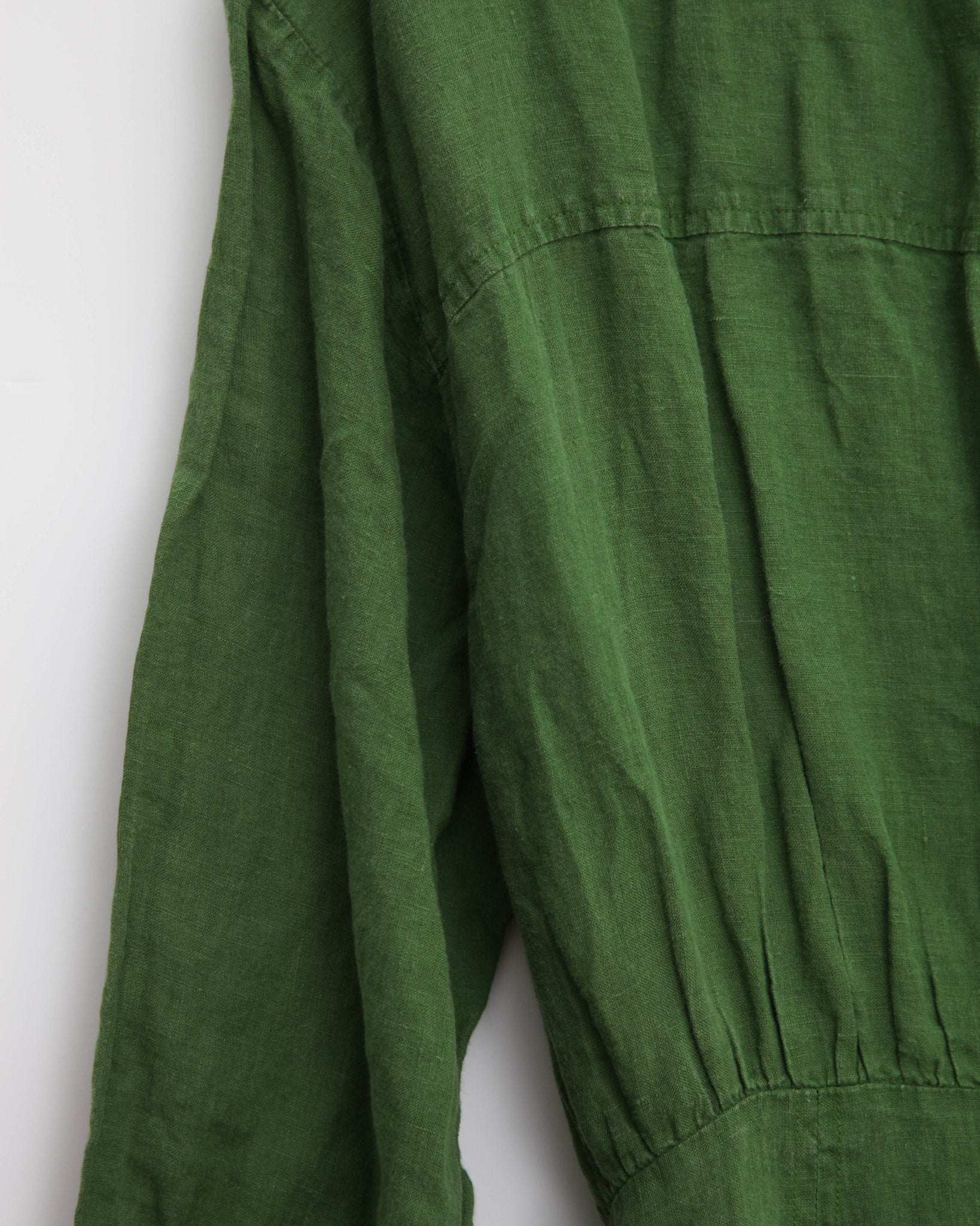 Apiece Apart Alessandra Sarong Shirt Dress in Green-Size 12 - Wind & Song