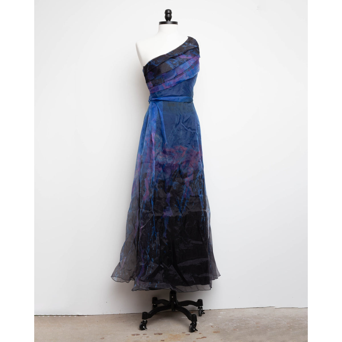 Rene Ruiz Collection Blue Organza Gown Size 4