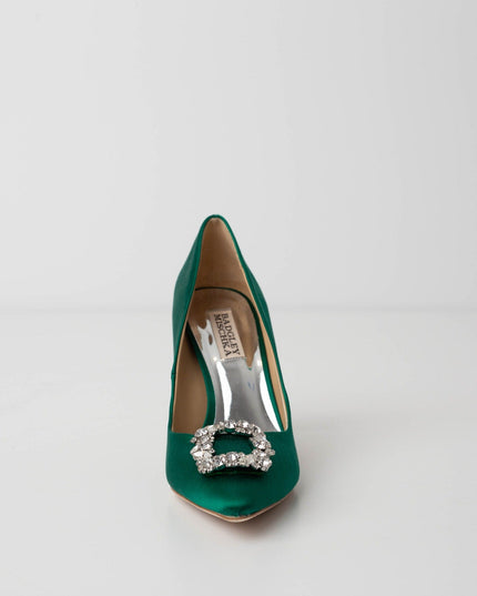 Badgley Mischka Cher Evening Pumps in Green - Wind & Song