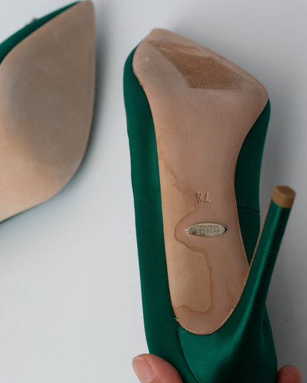 Badgley Mischka Cher Evening Pumps in Green - Wind & Song