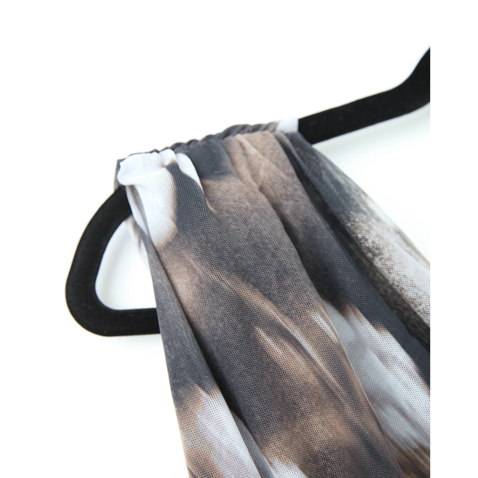 Bec + Bridge Solene Asymmetric Dress in Dark Blurred Floral - Wind & Song