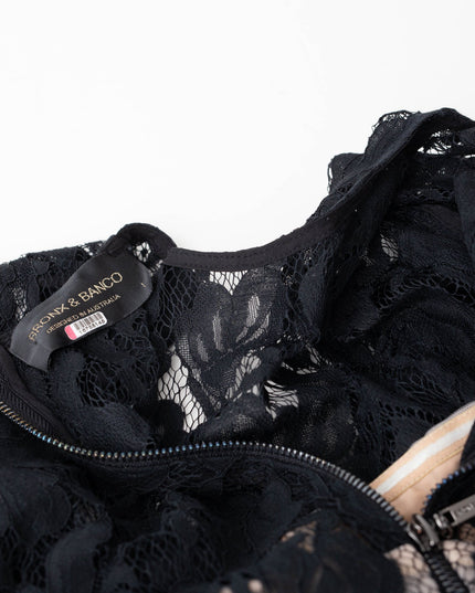 Bronx and Banco Colette Noir Black Gown - Wind & Song