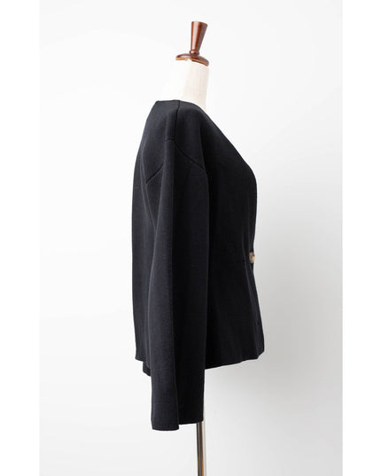By Malene Birger Black Tinley Cardigan - Wind & Song