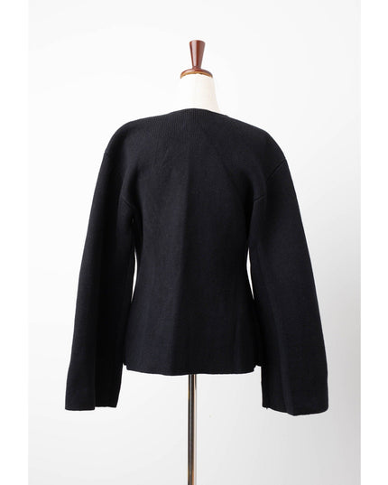 By Malene Birger Black Tinley Cardigan - Wind & Song