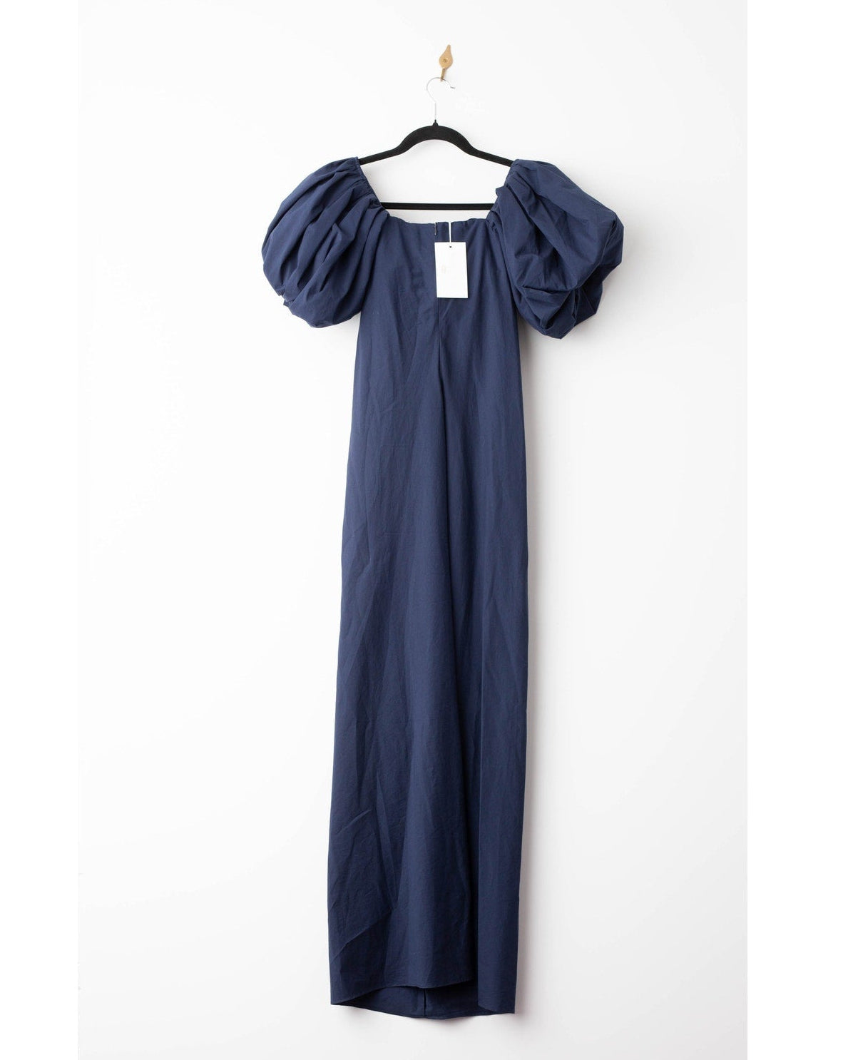 CAROLINE CONSTAS Blue Poplin Reyna Navy Dress - Size XXS - Wind & Song