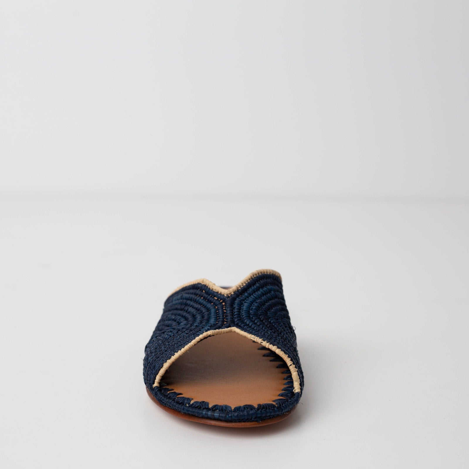 Carrie Forbes Salon Woven Slide Sandals - Wind & Song