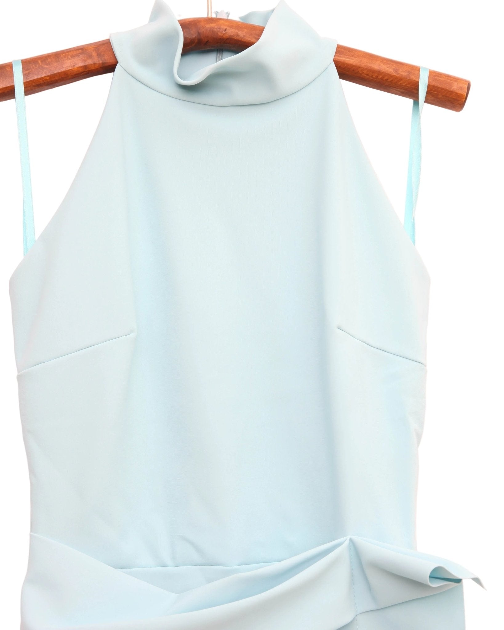 Chiara Boni La Petite Robe Gudrum Blue Long Dress Size 46 - Wind & Song