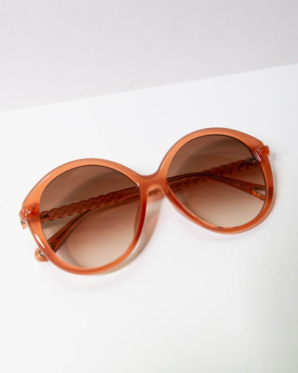 Chloé Nude Round Sunglasses - Wind & Song
