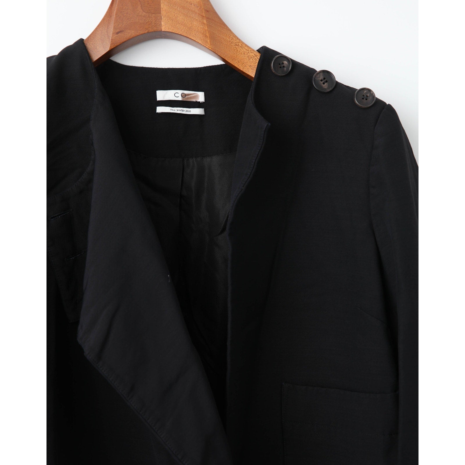Co Black wool - blend Button Top Pre - owned - Size S - Wind & Song