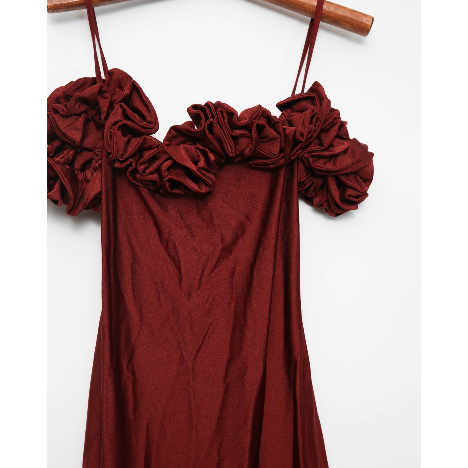 Coperni Ruffle Dress in Red Size XS - Pre - owned - Wind & Song