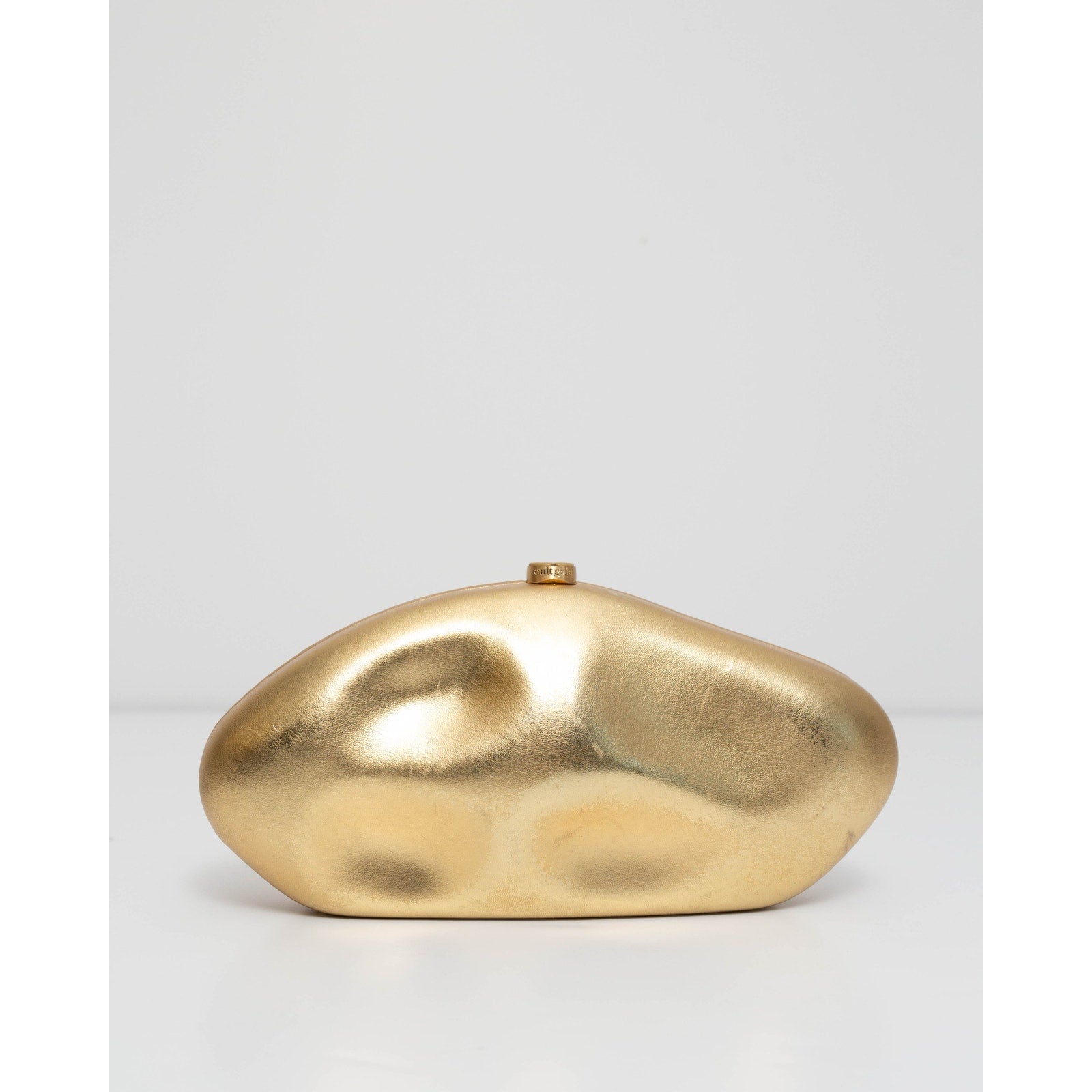 Cult Gaia Accessories Caldera Clutch in Gold - Pre - owned - Wind & Song
