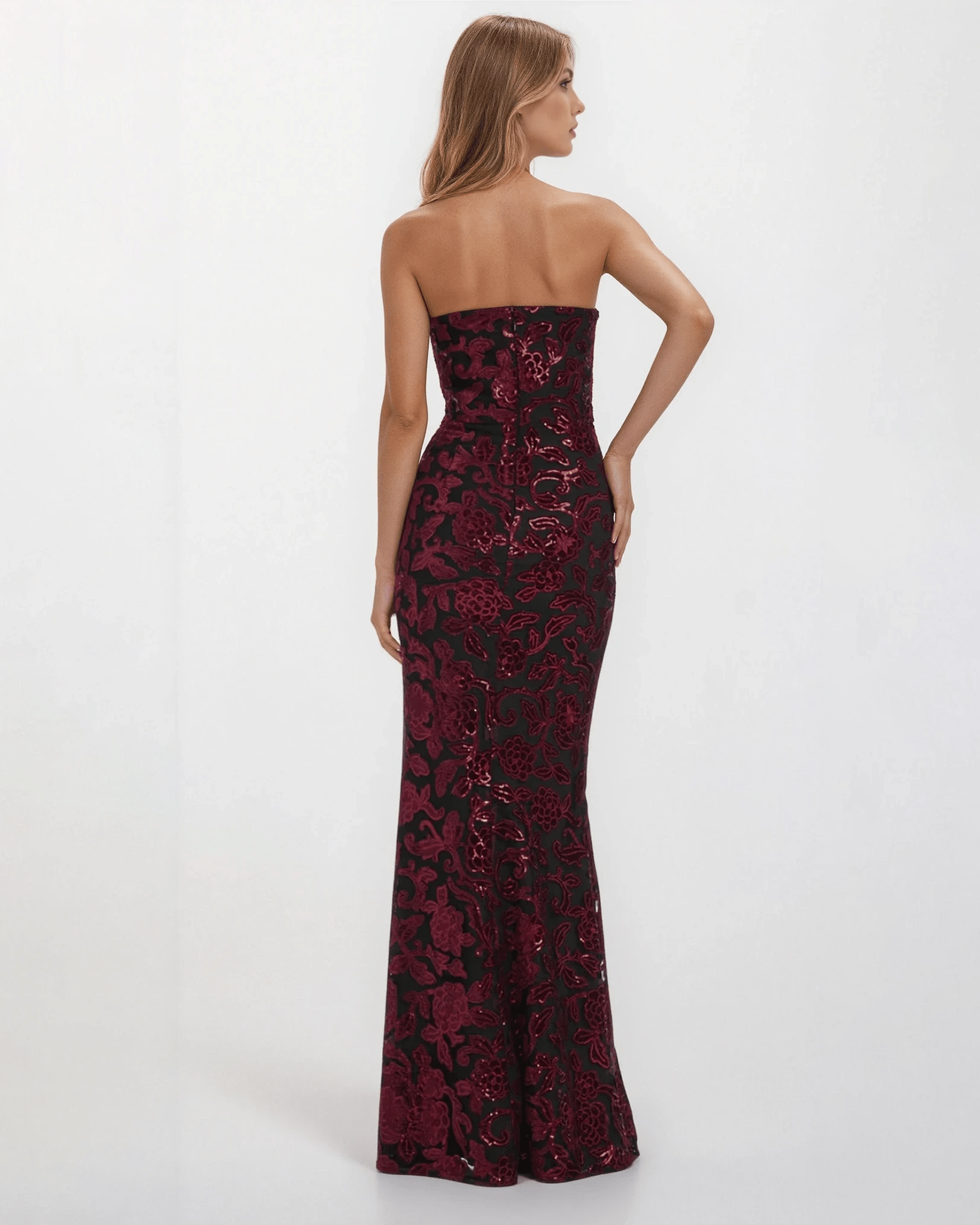 Dress The Population Fernanda Sequin Gown – Pre - Owned Size M - Wind & Song