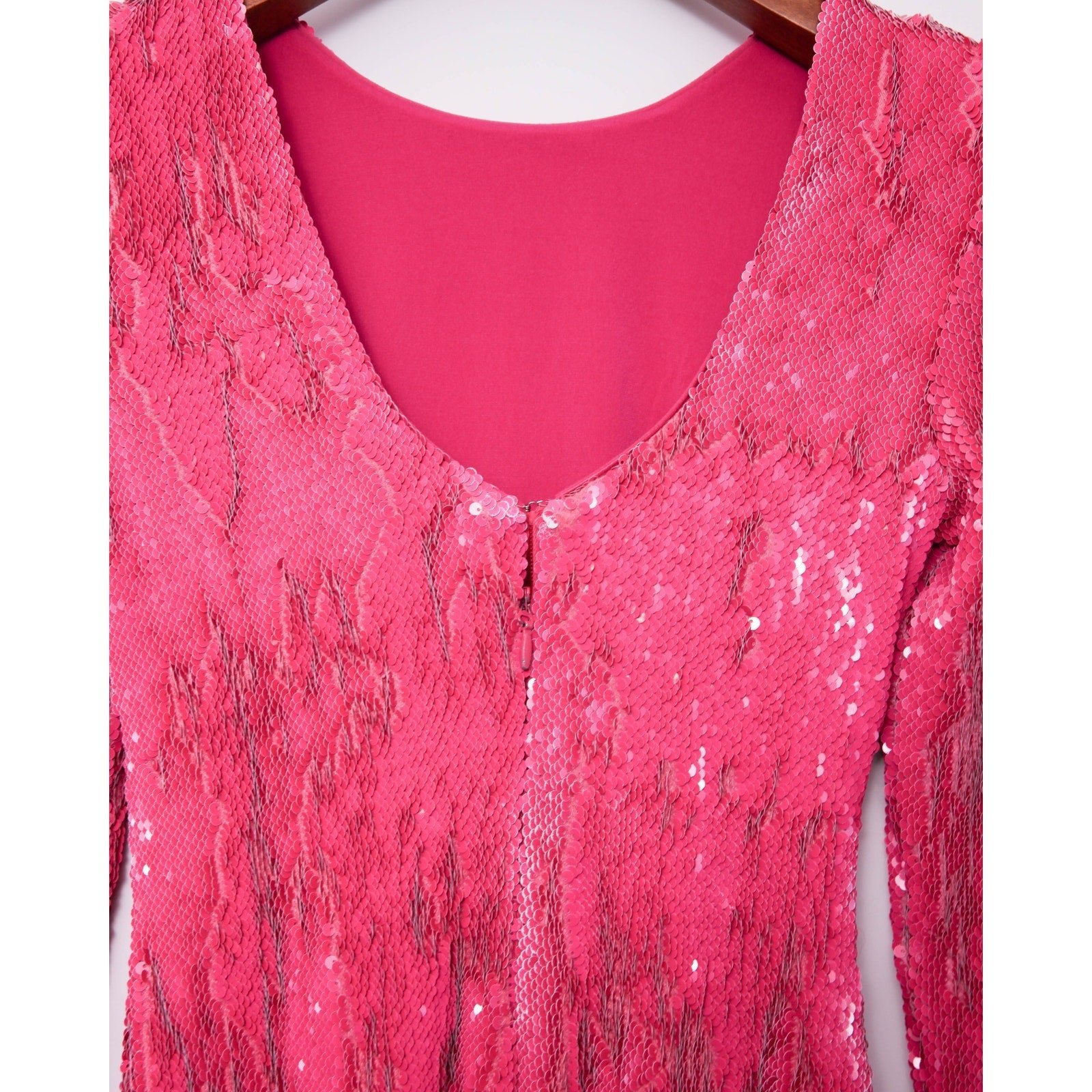 Dress The Population Pink Natalie Sequin Sheath Size S - Pre - owned - Wind & Song