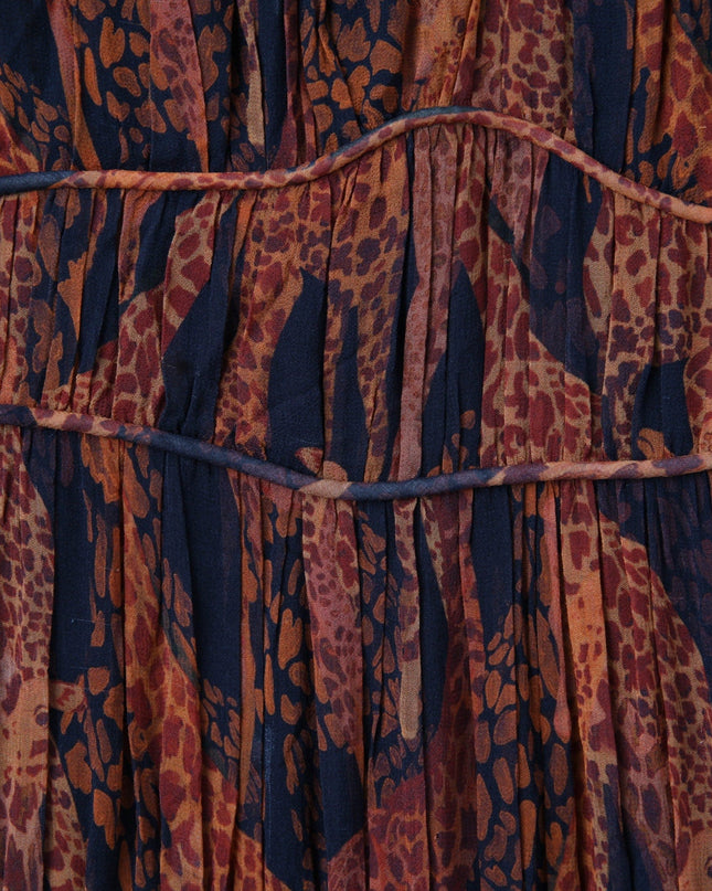 FARM Rio Giraffes Puff Sleeve Maxi Dress - Wind & Song