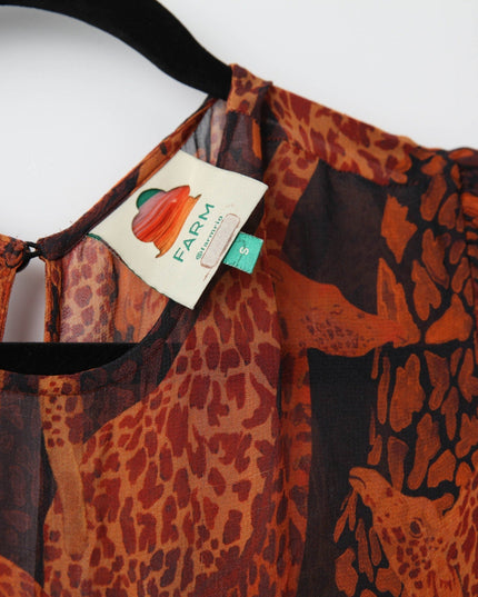 FARM Rio Giraffes Puff Sleeve Maxi Dress - Wind & Song