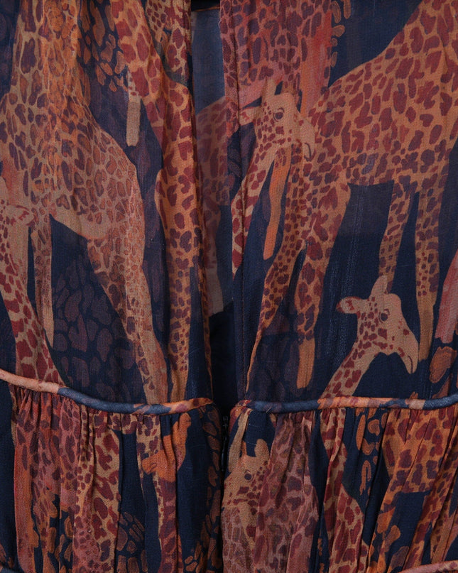 FARM Rio Giraffes Puff Sleeve Maxi Dress - Wind & Song