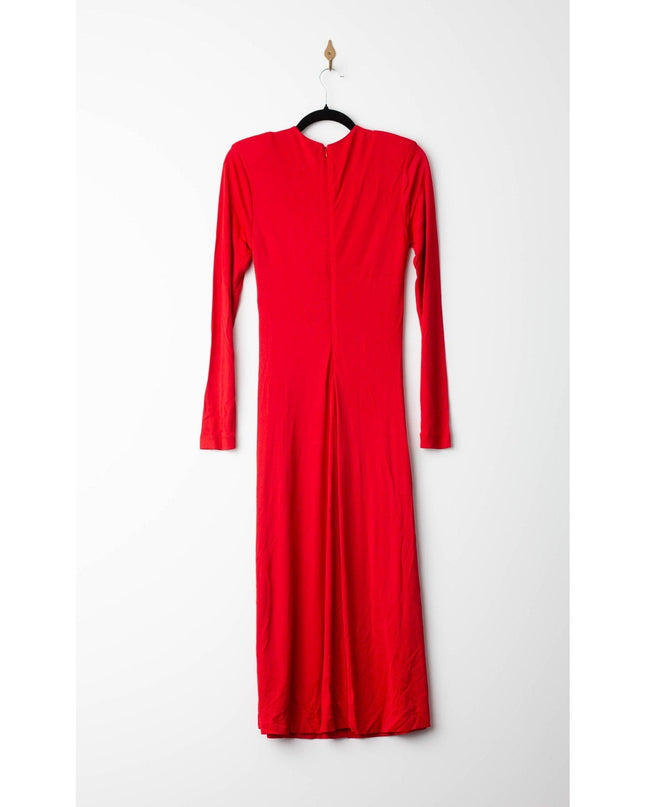 FARM Rio Long Sleeve Midi Dress in Red - Wind & Song