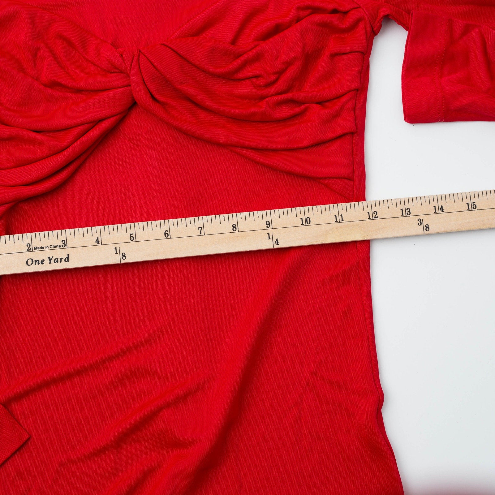 FARM Rio Long Sleeve Midi Dress in Red - Wind & Song