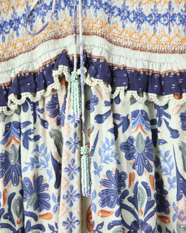 FARM Rio Ocean Tapestry Maxi Dress - Wind & Song