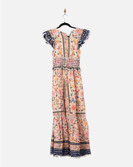 FARM Rio Superbloom Tapestry Cream Maxi Dress - Wind & Song