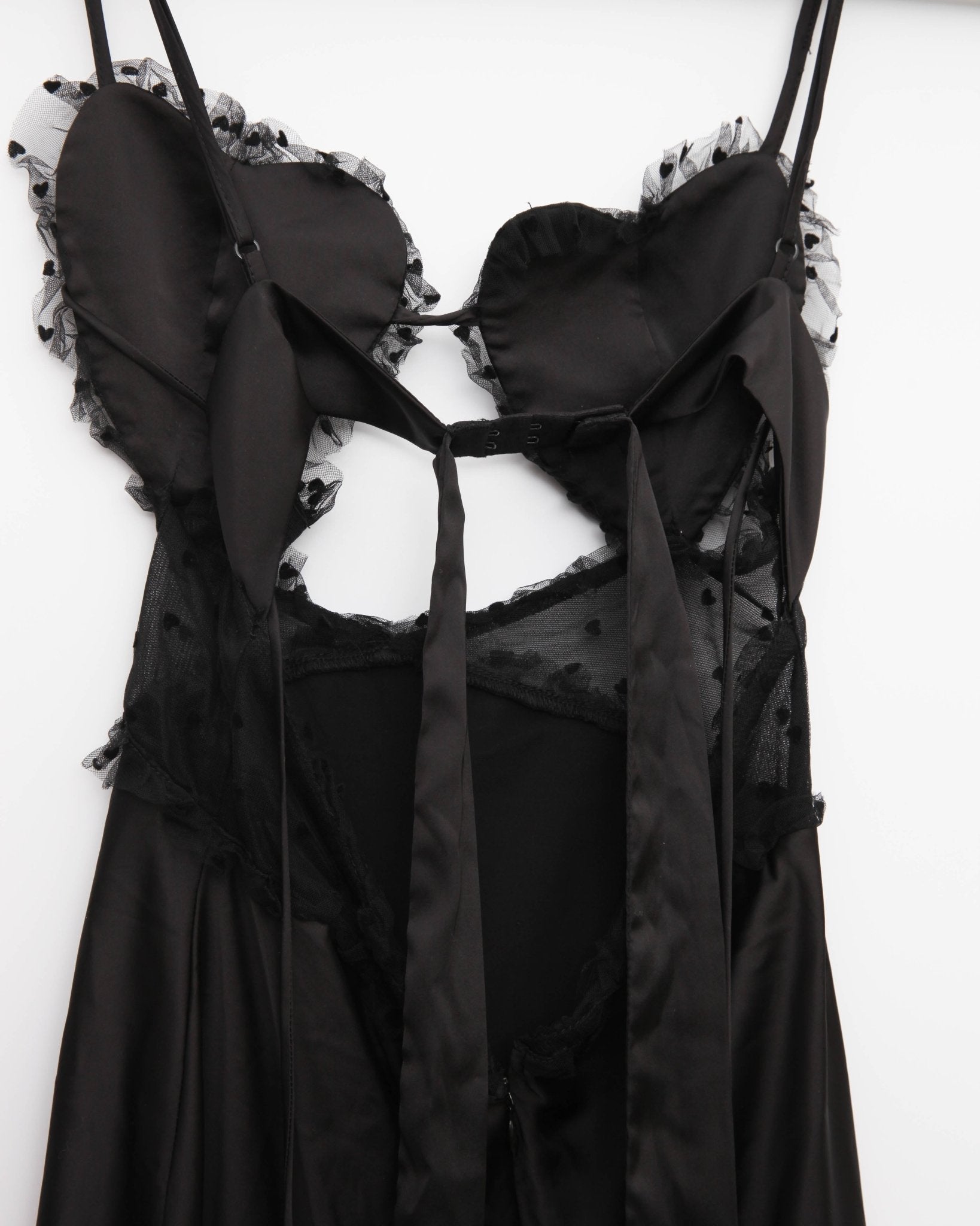 For Love & Lemons Val Black Maxi Dress Size XS - Wind & Song