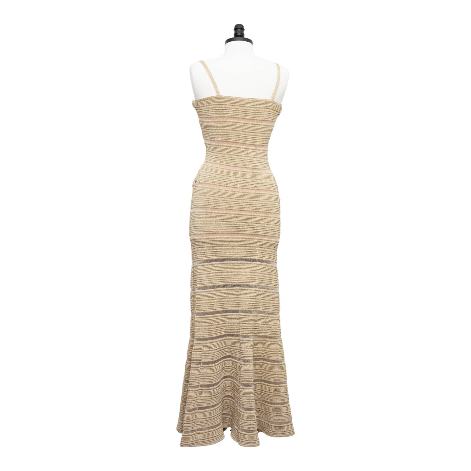 Hervé Léger Gold Metallic Bandage Gown Size S - Pre - owned - Wind & Song