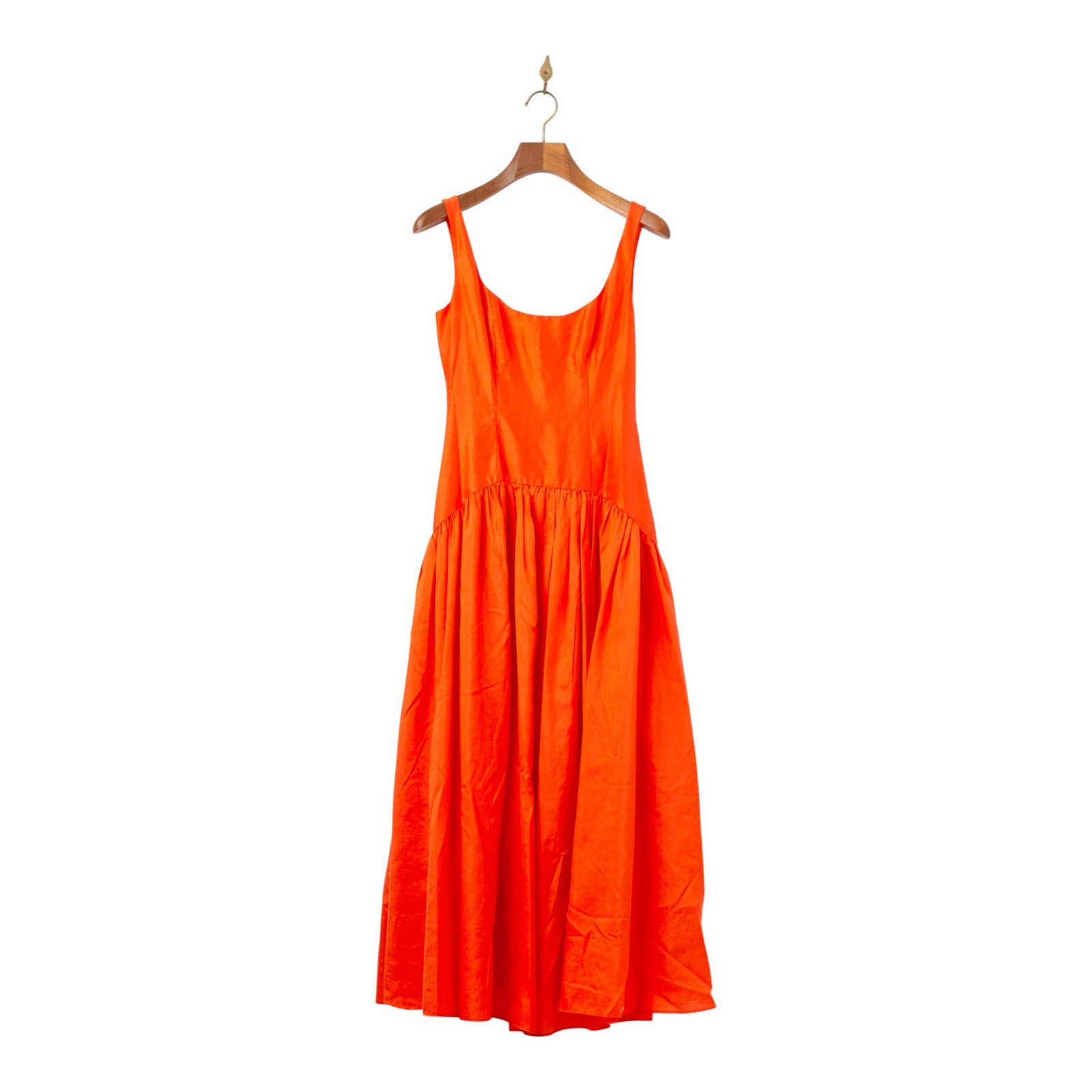 Hutch Ridge Drop Waist Gown in Orange Pre - owned Size 0 - Wind & Song