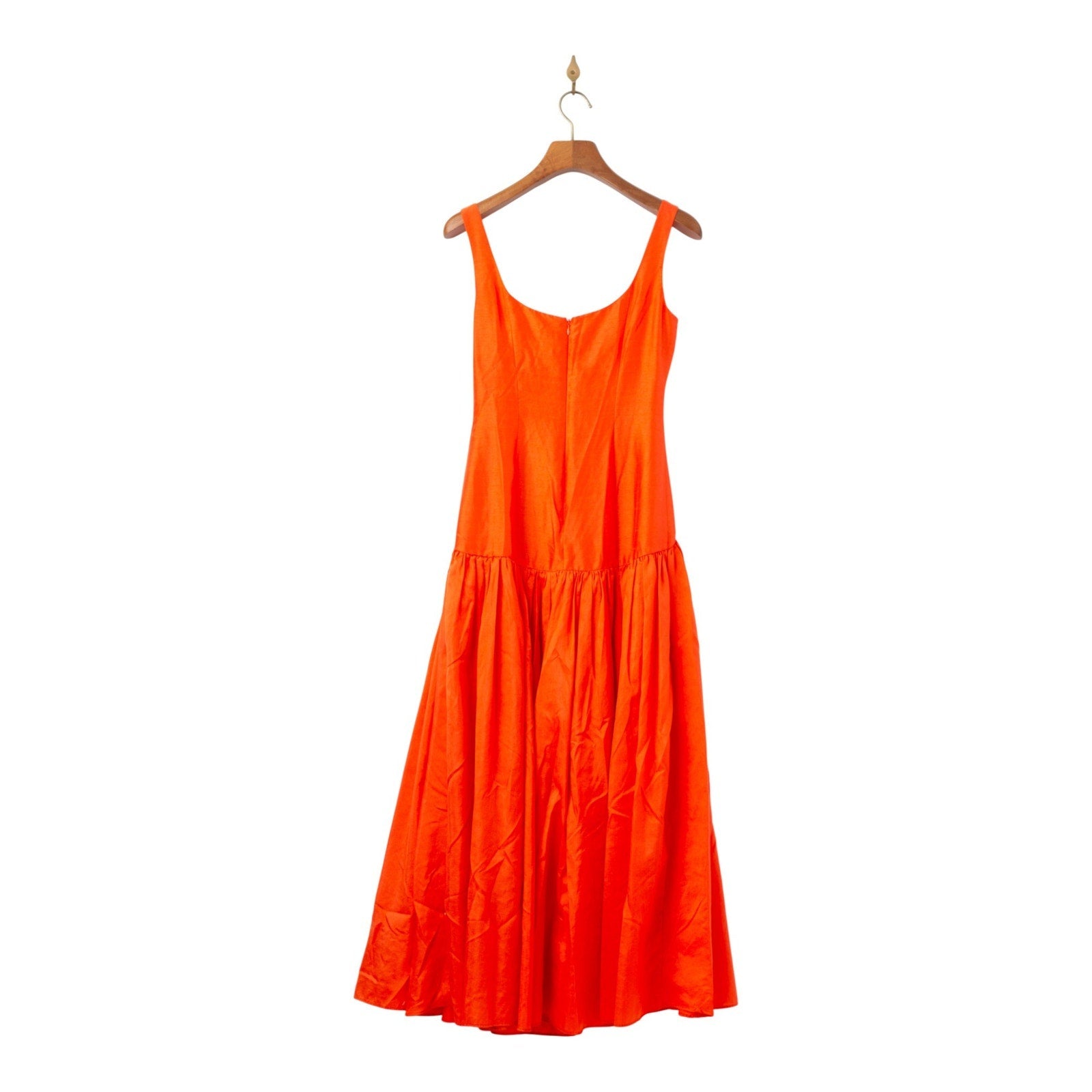 Hutch Ridge Drop Waist Gown in Orange Pre - owned Size 0 - Wind & Song