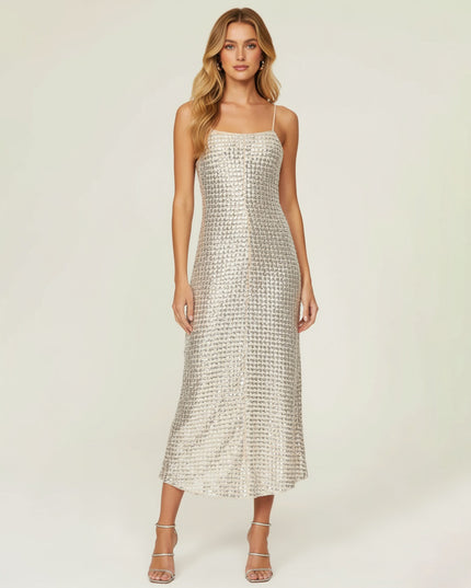 RHODE Silver Platinum Jemima Dress