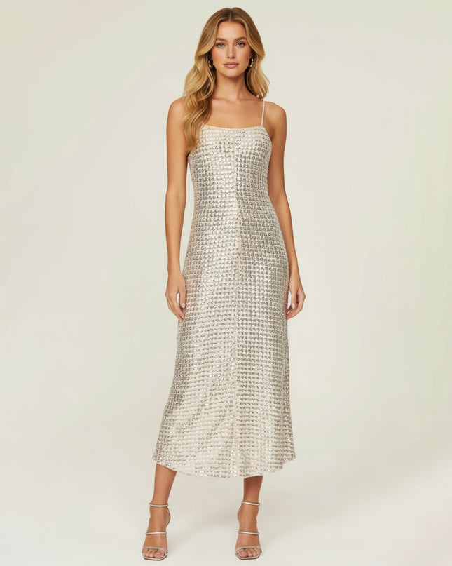 RHODE Silver Platinum Jemima Dress