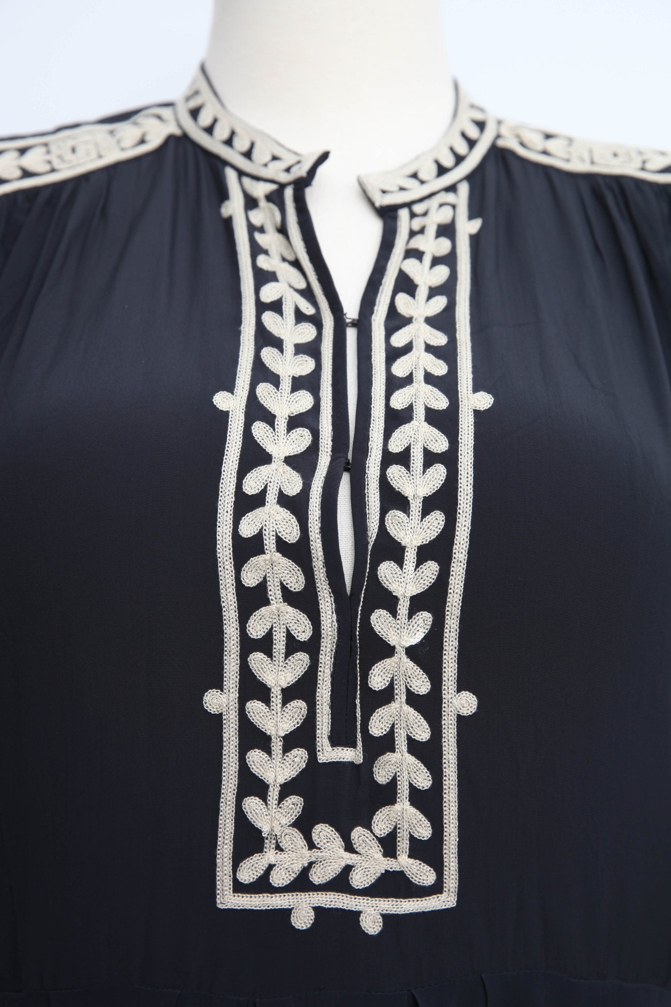 Isabel Marant Étoile Feliana Embroidered Long Sleeve Maxi Dress Size 42 - Wind & Song