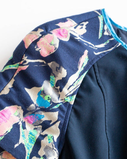 Jason Wu x RTR Navy Floral Sheath - Wind & Song