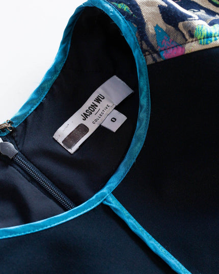 Jason Wu x RTR Navy Floral Sheath - Wind & Song