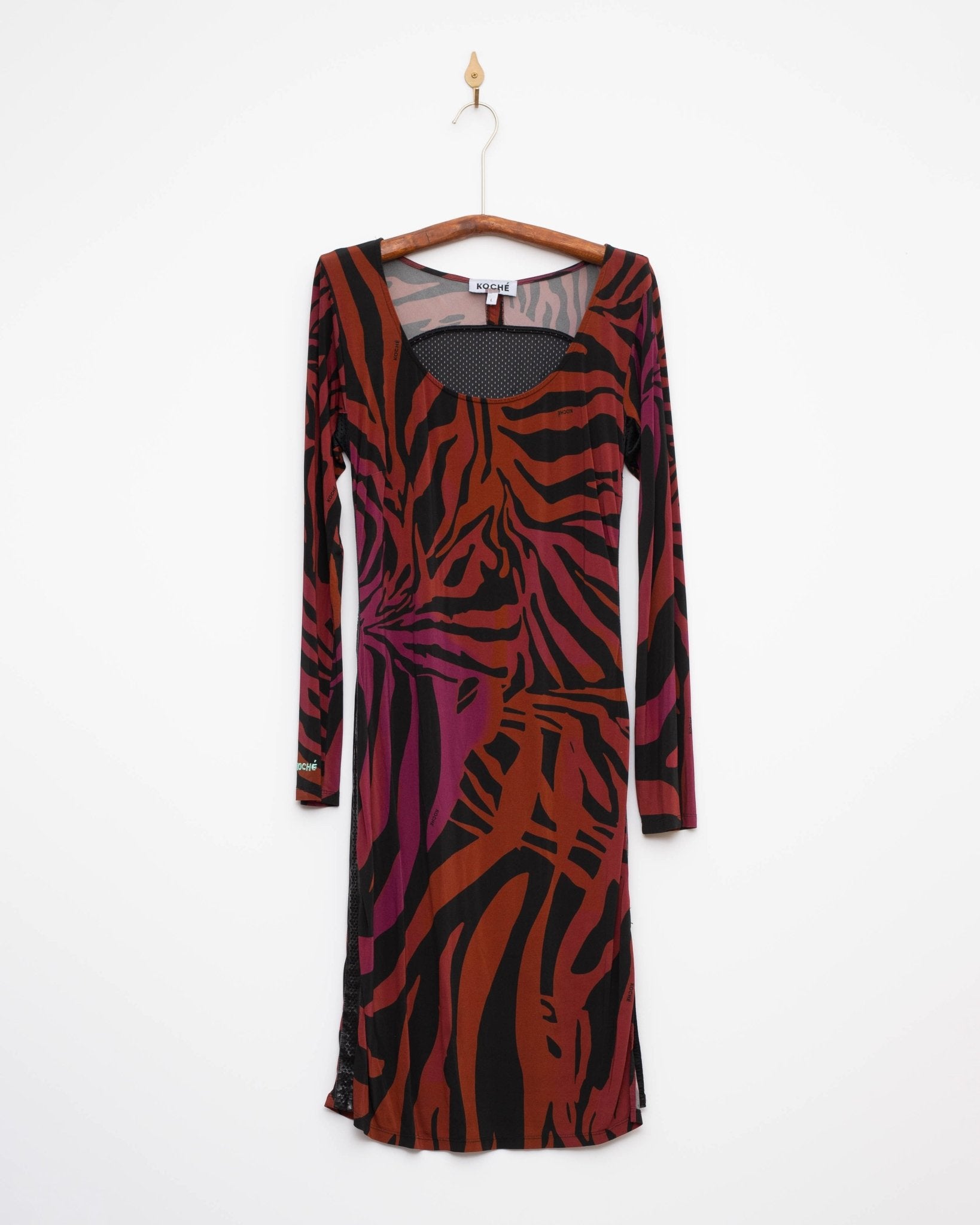 Koché Zebra Stripes Dress Size L - Pre - owned - Wind & Song