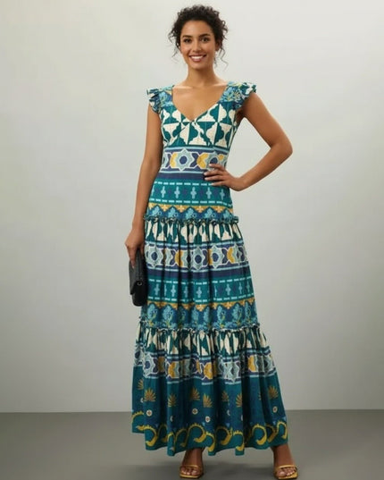 La DoubleJ Blue Pimento Dress - Wind & Song