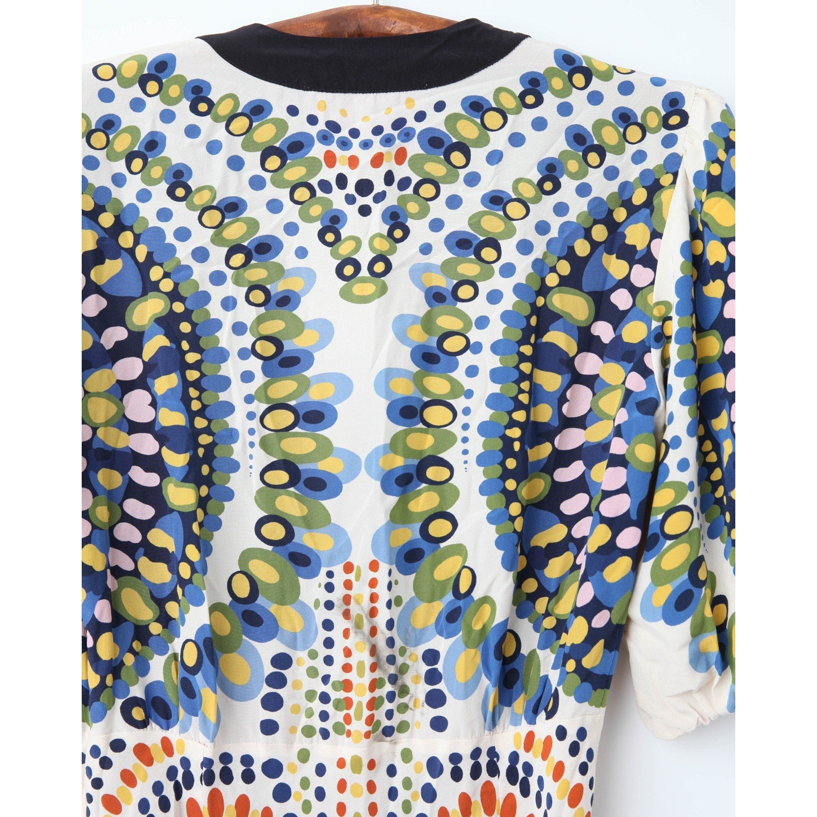 La DoubleJ Marlene Silk Dress – Multicolor Graphic Print - Wind & Song