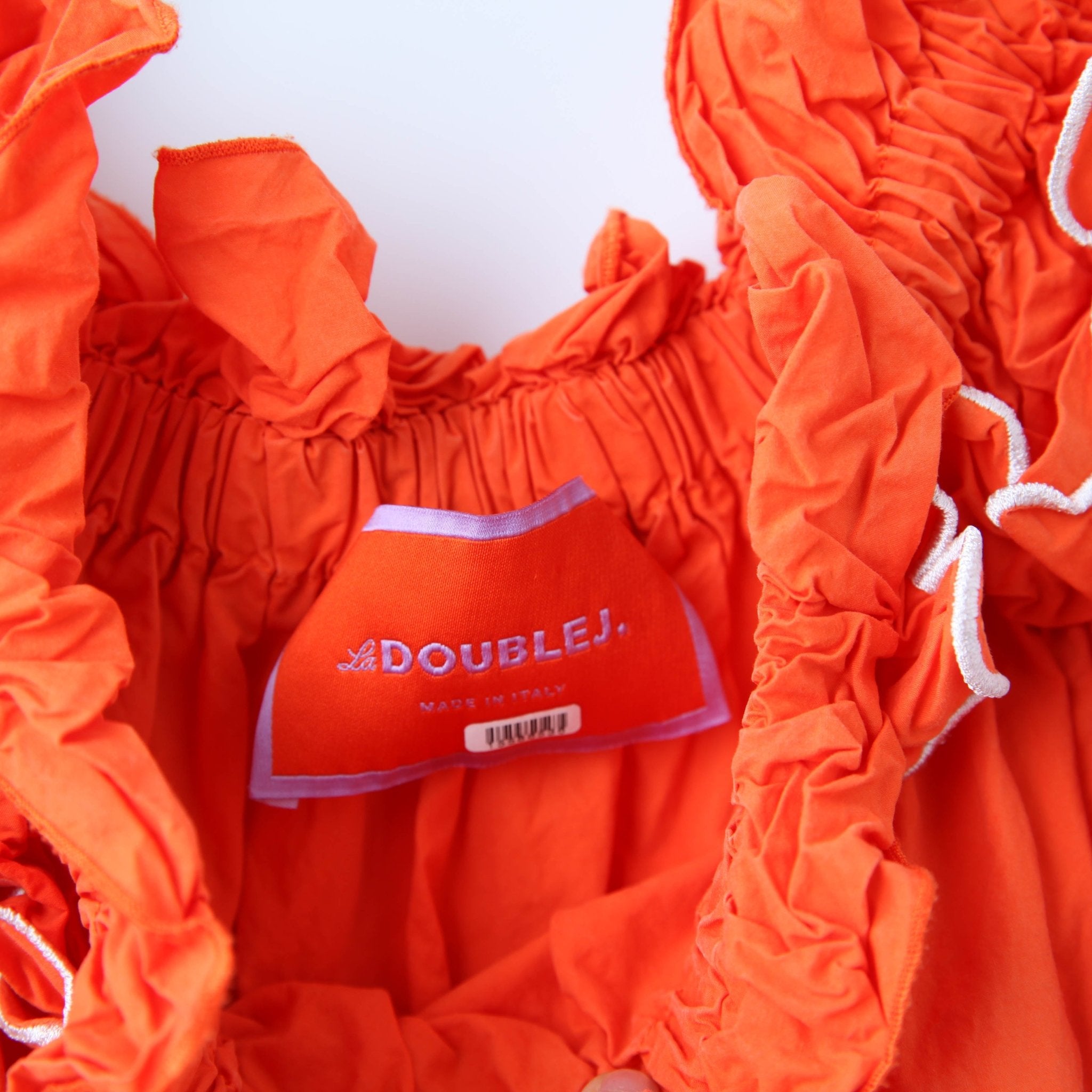 La DoubleJ Orange Breakfast Dress - Wind & Song