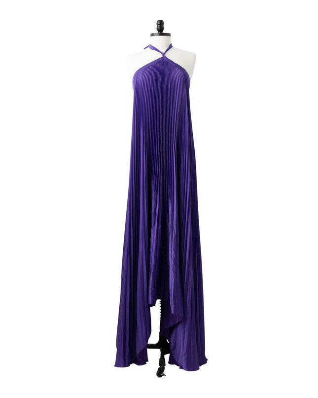 L'IDÉE Déesse Gown in Purple - Wind & Song