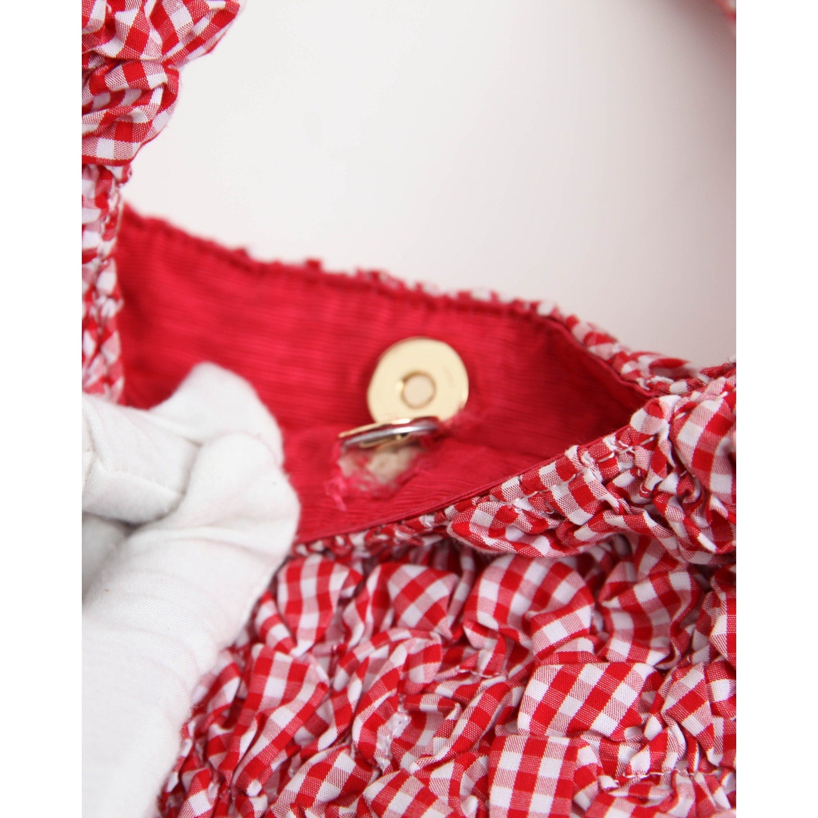 Loeffler Randall Smocked Mini Hobo Bag in Red - Pre - owned - Wind & Song