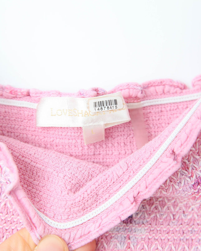 LoveShackFancy Miri Pink Cotton Dress - Wind & Song