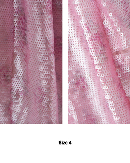 LoveShackFancy Pink Floral Stasia Sequin Midi Dress - Wind & Song