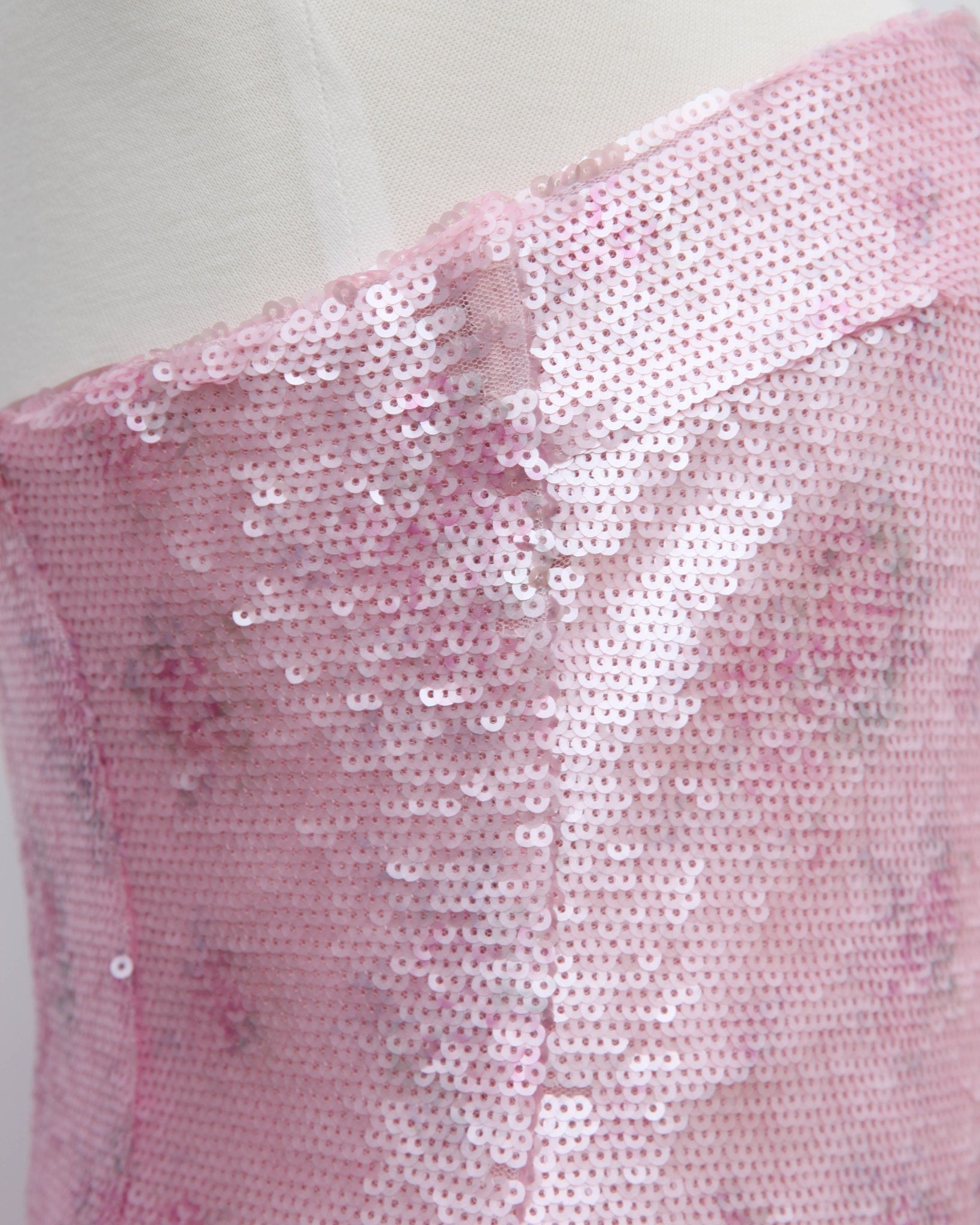 LoveShackFancy Pink Floral Stasia Sequin Midi Dress Size 10 - Wind & Song